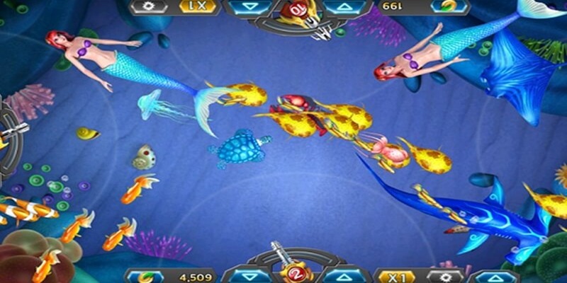 Lối chơi bắn cá thẻ game Hello88 vô cùng đơn giản